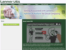 Tablet Screenshot of lannerusa.com